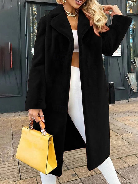 Fur Women's Warm Comfortable Faux Furs Coat FashionChic