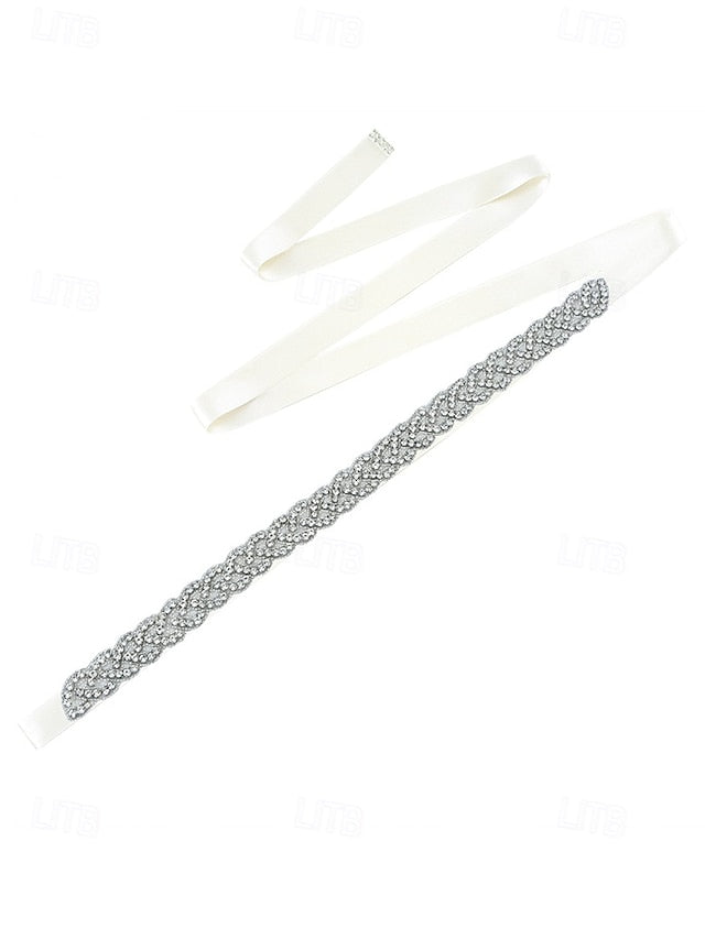 Wedding Waistband Crystal Rhinestone Bridal – Dress Elegant FashionChic