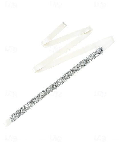 Wedding Waistband Crystal Rhinestone Bridal – Dress Elegant FashionChic