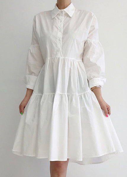 Knit Dresses Stylish Pieces Shirt Set Side Two Open And Vests FashionChic