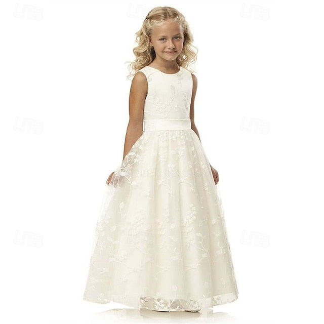Girl Girls' Kid's Princess Dress Flower FashionChic