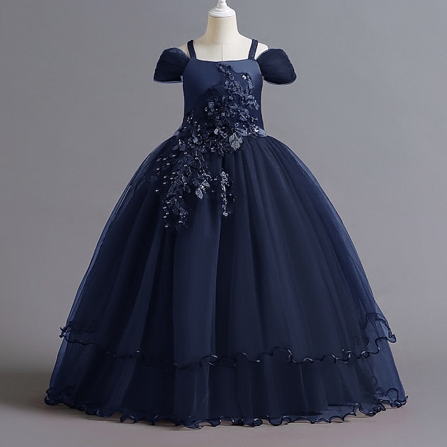 Flower Dress Girl Girls' Kids Party FashionChic