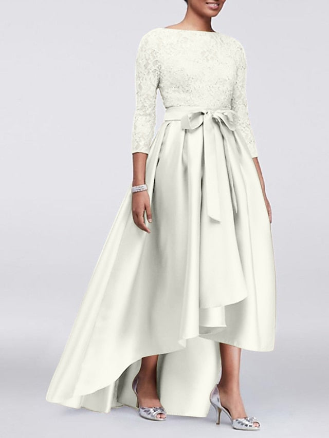 Mother Elegant Size the of Bride Plus Wedding Dress A-Line Guest FashionChic