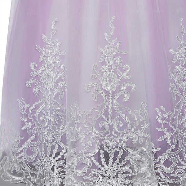 Girl Girls' Flower Lace Dress Formal FashionChic