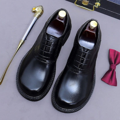 Shoes- Layer First Dress Genuine Oxford Men's Leather FashionChic
