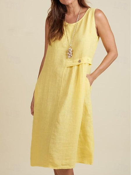 Women's Midi Dress Sundress Vacation Casual Boho Holiday