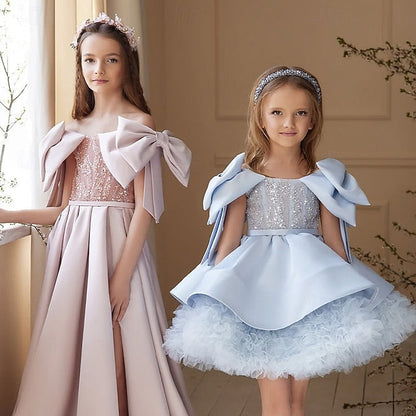 Girl Evening Princess Flower Dress Formal Girls' Gown FashionChic