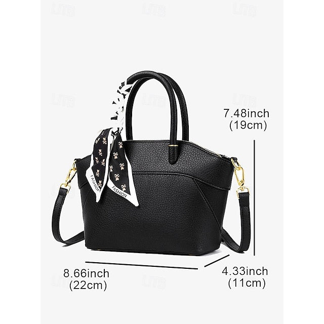 Daily Holiday Handbag Bag Women's Office PU Leather Bucket FashionChic