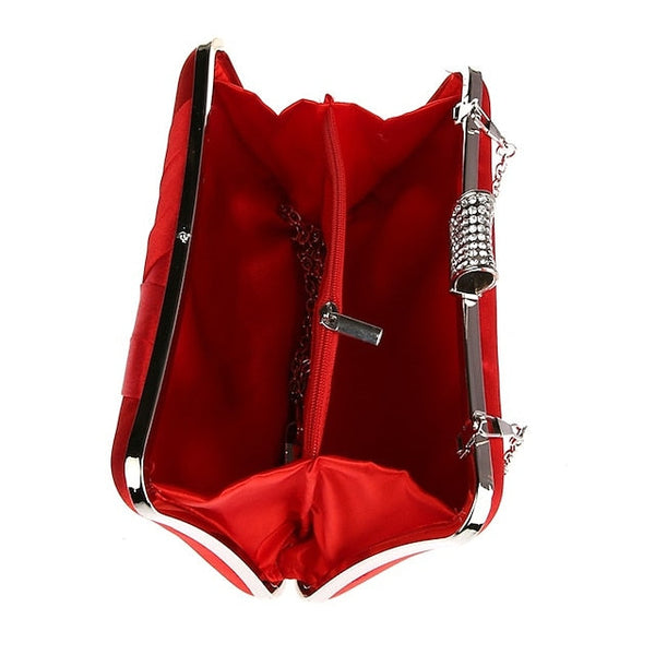 Bags Leather Party Wedding Event PU Women's / Silk Clutch FashionChic