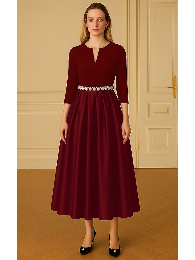 Elegant Formal Tea A-Line Cocktail Dresses Dress Wedding FashionChic