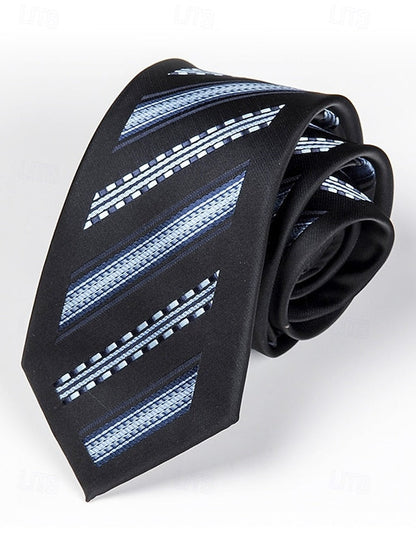 6cm Pattern - Men's Narrow Positioning Tie Stripe FashionChic