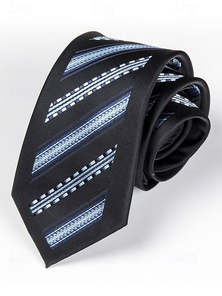 6cm Pattern - Men's Narrow Positioning Tie Stripe FashionChic