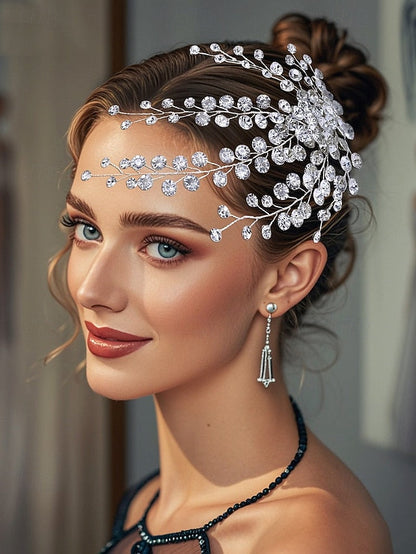 – Hair Crystal and Accessory Bridal Rhinestone Flower Elegant FashionChic