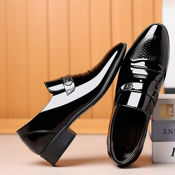 Shoes Leather – Dress Patent Classic Slip-On Men's FashionChic
