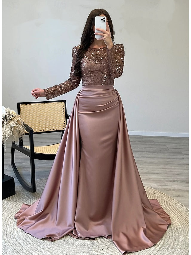 / Trumpet Mermaid Evening Carnival Formal Gown Dress Elegant FashionChic