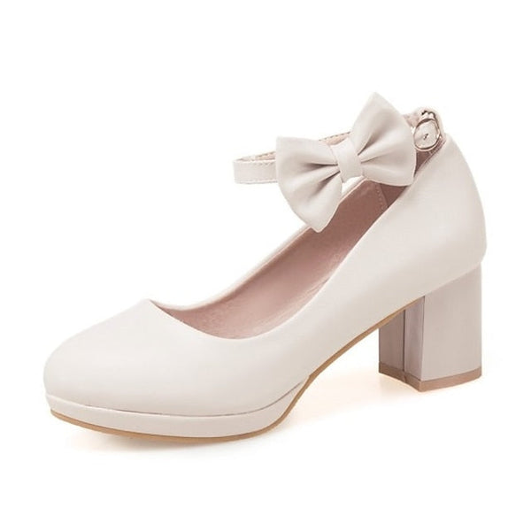 Girls' - Shoes Mary for White Weddings Jane Bow Perfect FashionChic