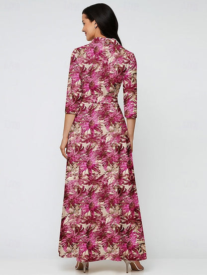 Evening Elegant the of Brocade A-Line Bride Jacquard Mother Gown FashionChic