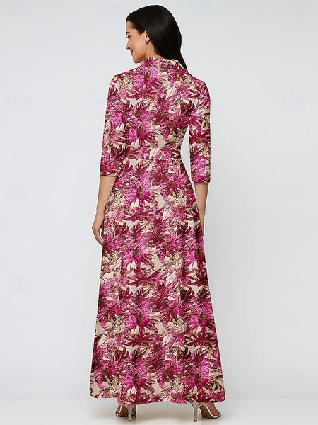 Evening Elegant the of Brocade A-Line Bride Jacquard Mother Gown FashionChic