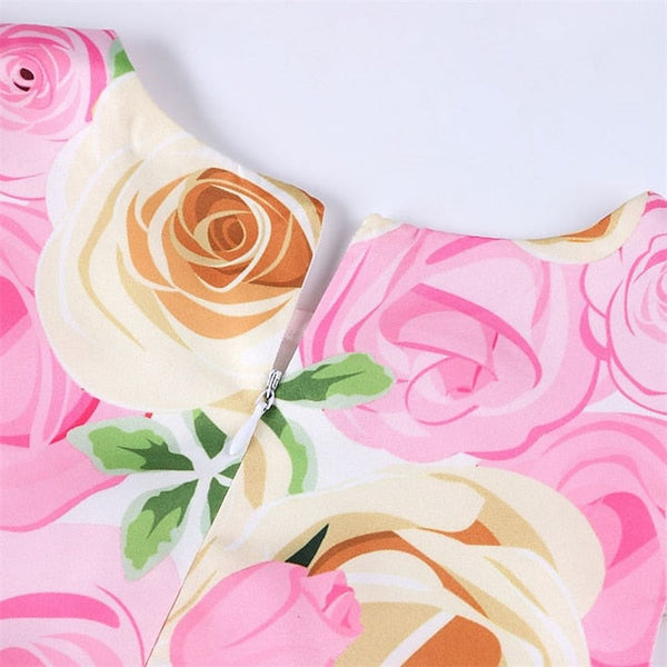 Kids Flower Dress Short Party Sleeve Floral Girls' FashionChic