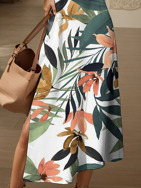 Women's Midi Dress Knit Dress Casual Dress Sundress A Line