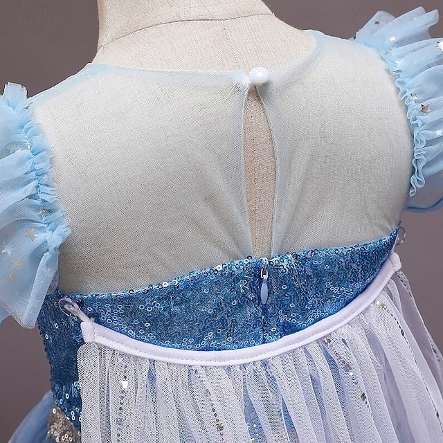 Frozen Dress Princess Cloak Flower Girl Elsa Girls' FashionChic