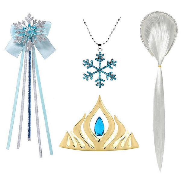 Girl Fairytale Dress Frozen Princess Vacation Elsa Flower FashionChic