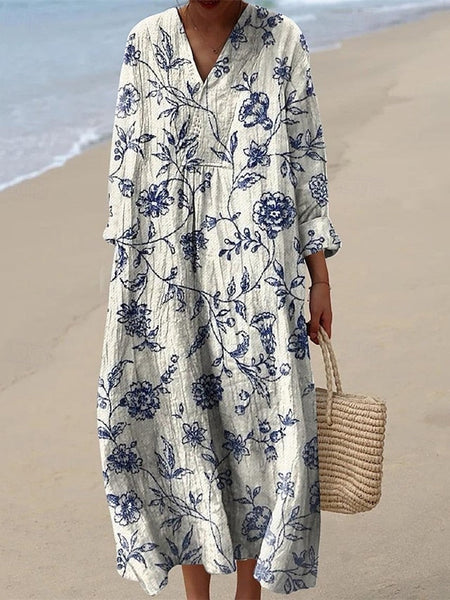 Women's Midi Dress Casual Dress Print Dress Fashion Modern FashionChic
