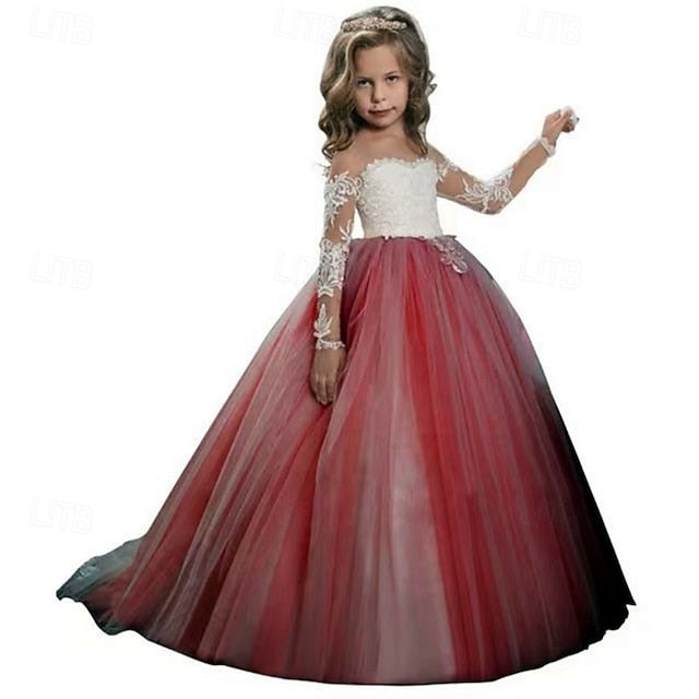 Girls' Dress Kid's Princess Girl Flower FashionChic