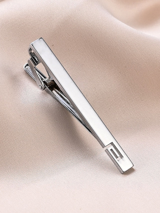 Metal Tie Men's Clip Slim - FashionChic