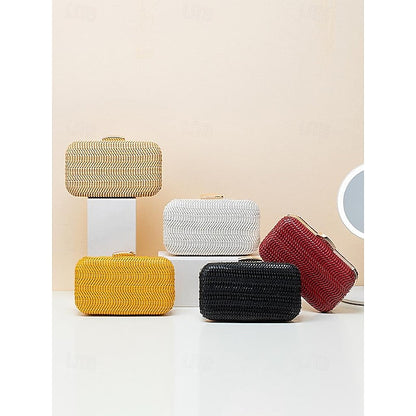Evening Leather Wristlet Bag Clutch Women's PU Party FashionChic