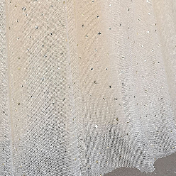 Half Girls' Color Flower Girl Solid Dress Party Kids FashionChic