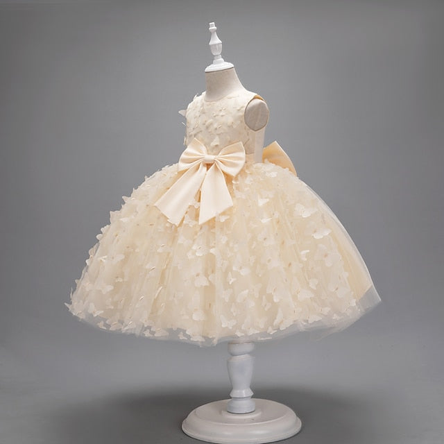 Girls' Dress Girl Flower Kids Butterfly Party FashionChic
