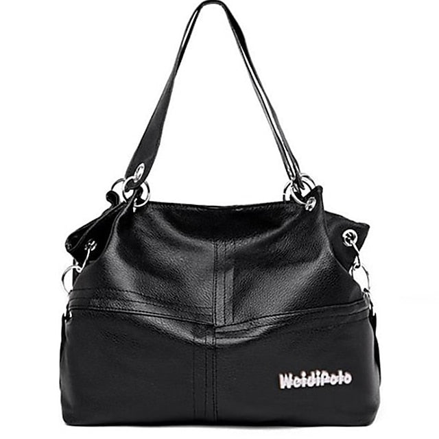 Casual Handbag with Canvas Leather Straps – Women's FashionChic