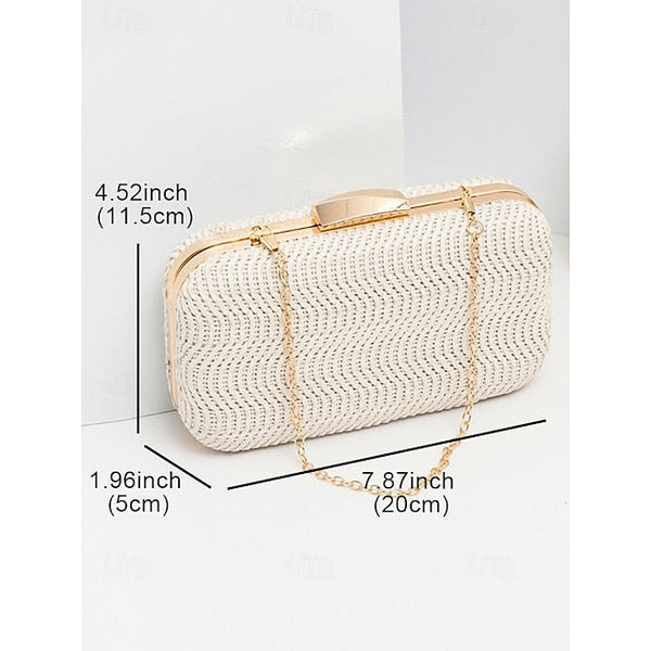 Leather Wristlet Party Evening PU Women's Clutch Bag FashionChic