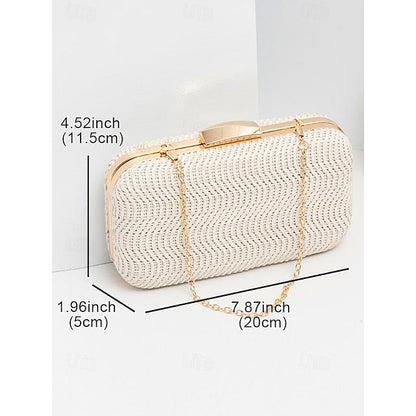 Evening Leather Wristlet Bag Clutch Women's PU Party FashionChic