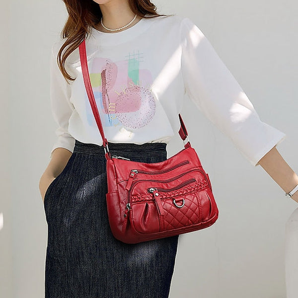 PU Women's Shoulder Leather Bag Crossbody Hobo FashionChic