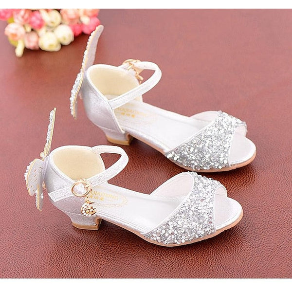 Butterfly Princess Sparkly – Girls' Glittery Shoes FashionChic