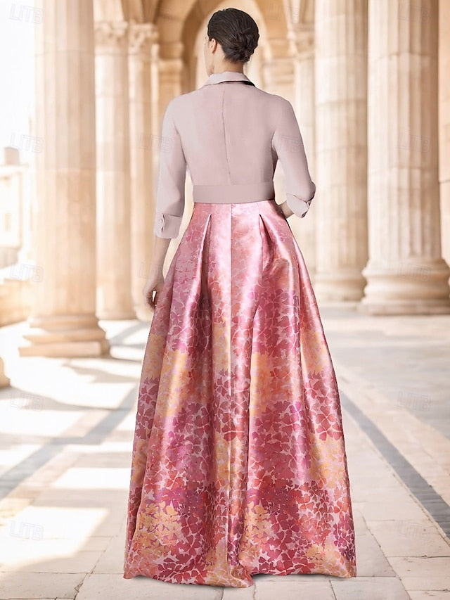 Elegant Dress Floor Gown Evening A-Line Length Formal Wedding FashionChic