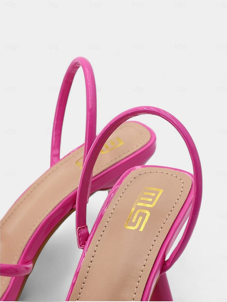 Design Square Toe – Sandals Strappy with Beige Heeled FashionChic