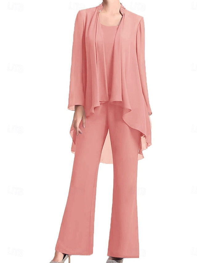 Elegant Simple Guest Bride Mother Dress the Pantsuit Wedding of FashionChic