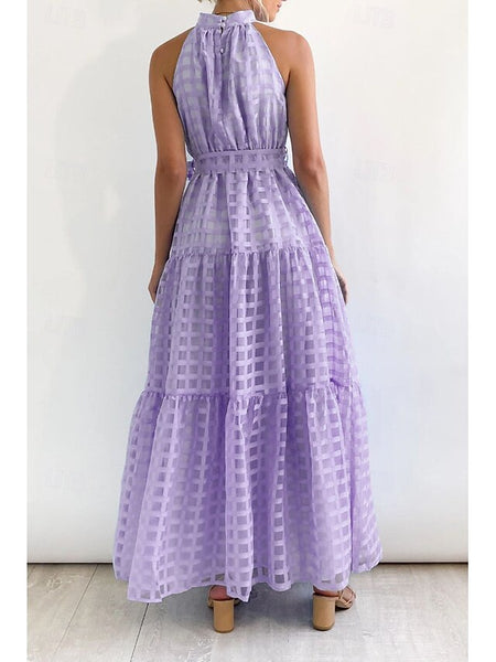 Women's Long Dress Maxi Dress Graduation Dress Halter Neck