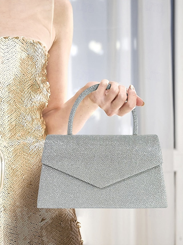 Women's Polyester Clutch Shoulder Evening Bags Bag Flap FashionChic