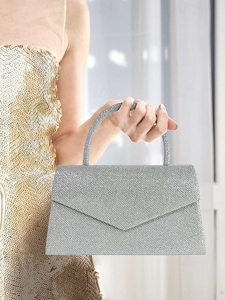 Women's Polyester Clutch Shoulder Evening Bags Bag Flap FashionChic