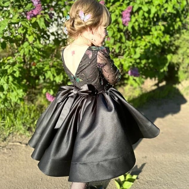 Girls' First Communion Girl Kids Dress Flower Party FashionChic