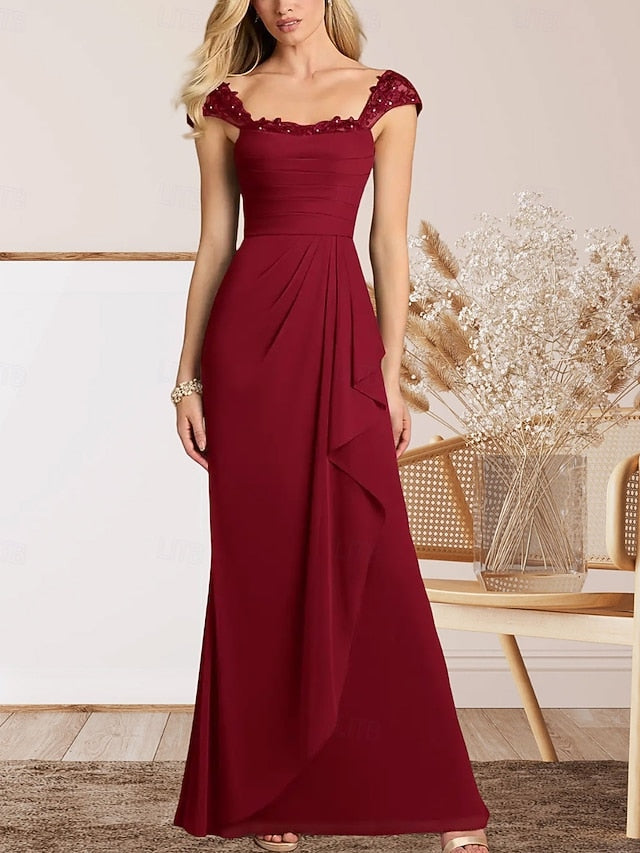 the Elegant Mother Guest A-Line Wedding Dress Bride of FashionChic