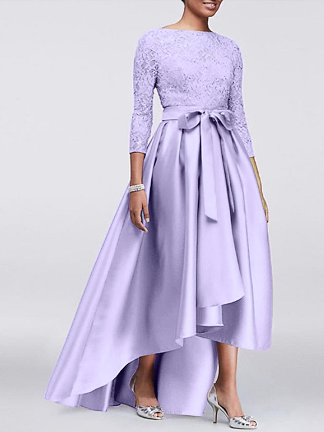 Mother Elegant Size the of Bride Plus Wedding Dress A-Line Guest FashionChic