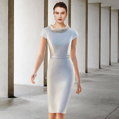 Sheath Wedding Piece of Church Two Guest Bride Dress the Mother FashionChic