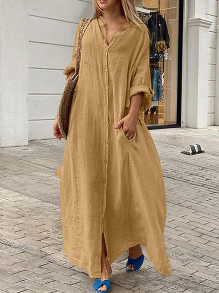 Women's Blue Black White Fall Autumn Maxi long Dress Maxi
