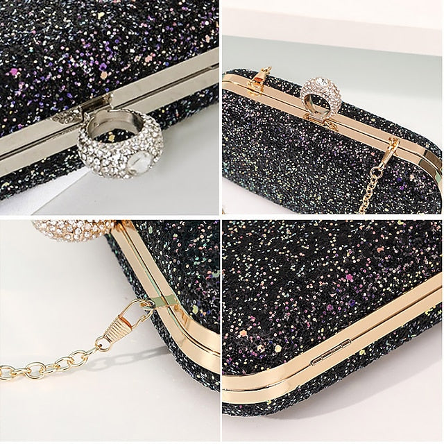 Bag Evening Leather Clutch Bags Wristlet Women's PU FashionChic