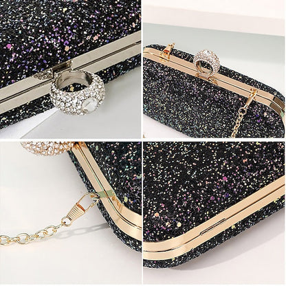 Bag Evening Leather Clutch Bags Wristlet Women's PU FashionChic